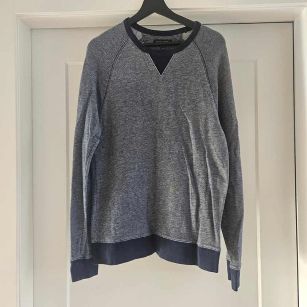 Banana Republic Blue Heather Crewneck Sweater